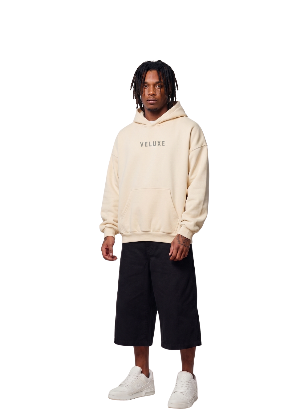 Veluxe Beige Hoodie