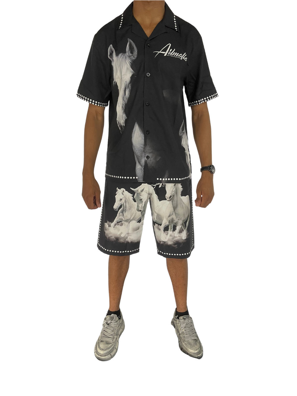 Artmafia Pegasus Black Shorts
