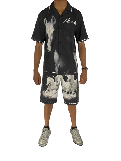 Artmafia Pegasus Black Shorts