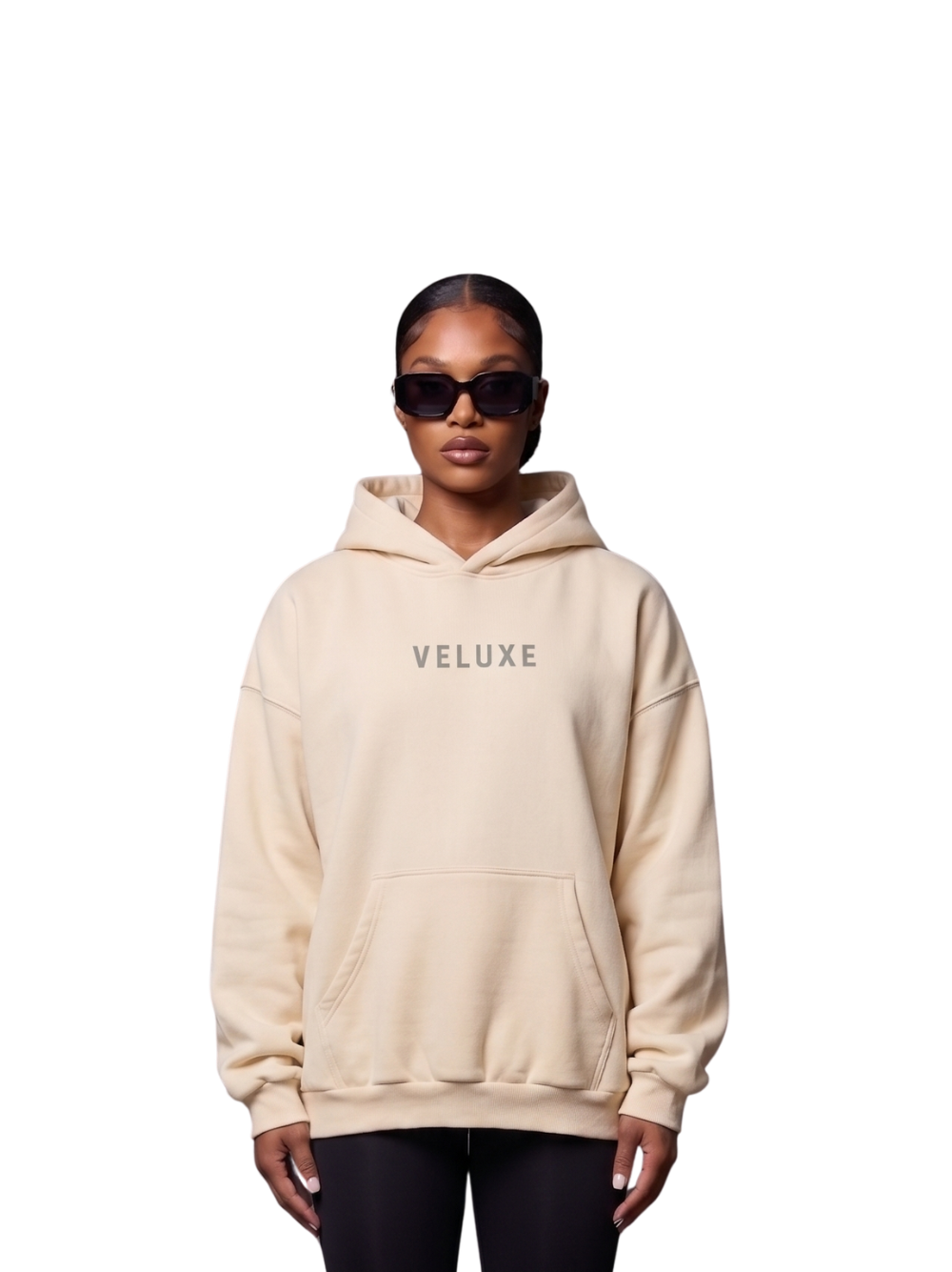 Veluxe Beige Hoodie