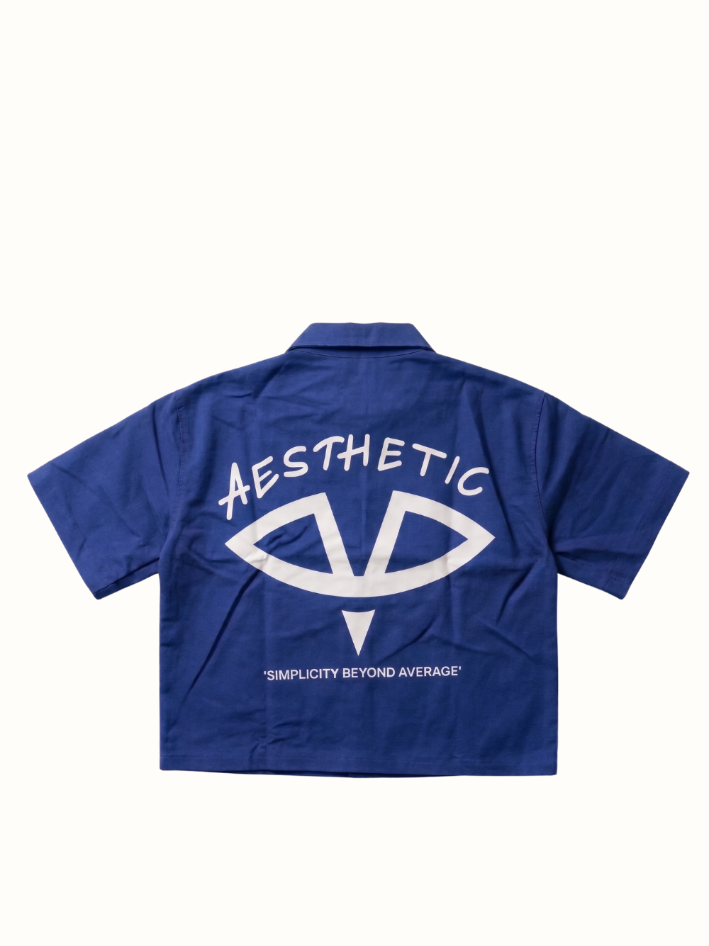 Aesthetic Visionary Blue Denim Short Set