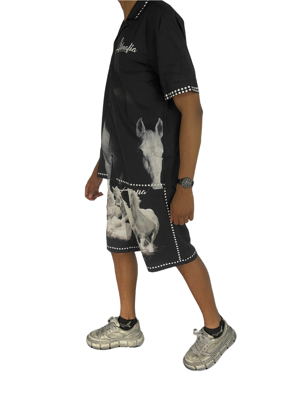 Artmafia Pegasus Black Shorts