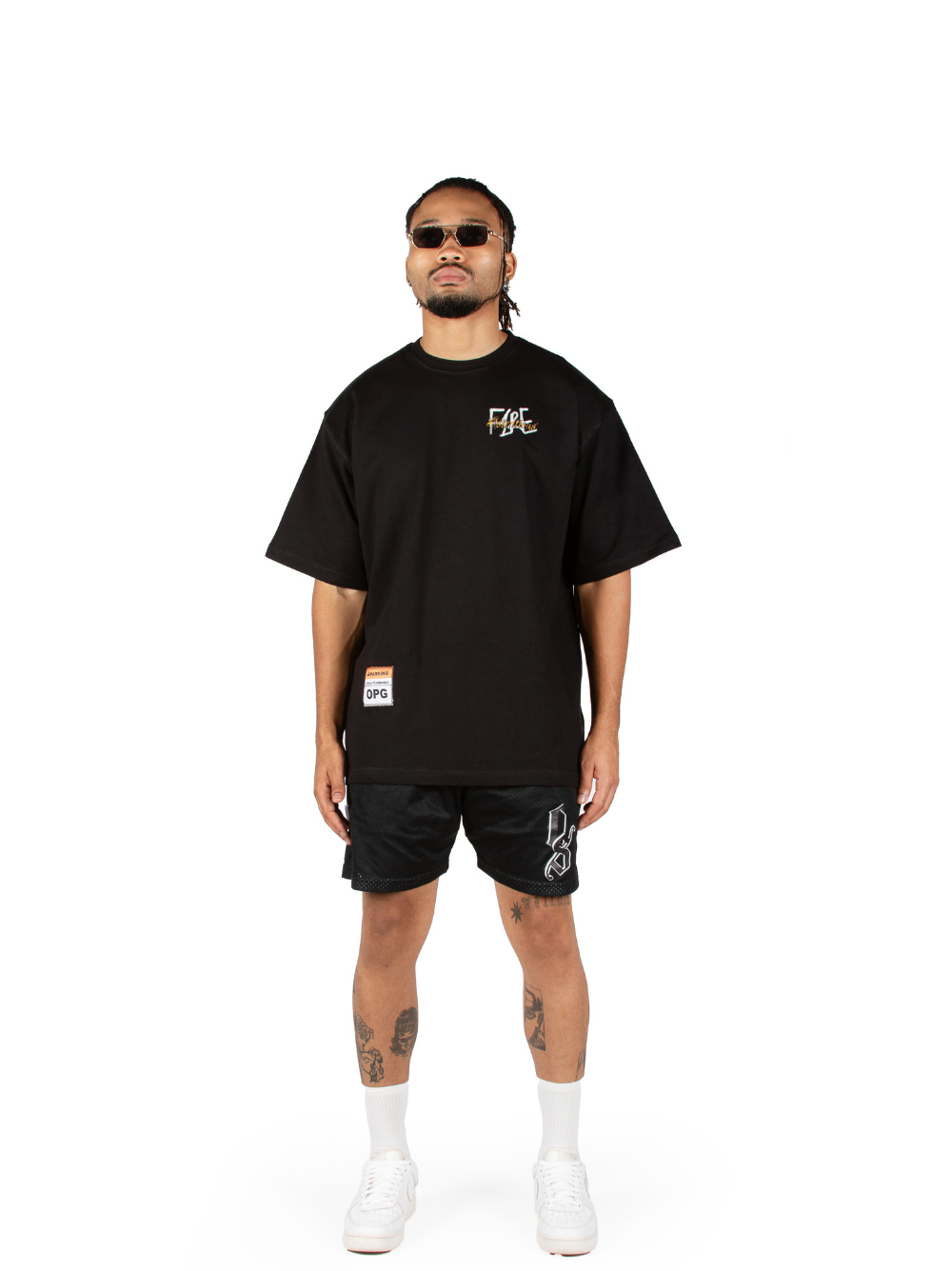 Ostentious Fire Black T-Shirt