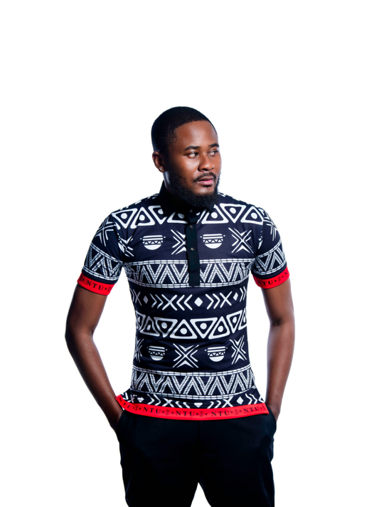 NTU Black Golf Shirt