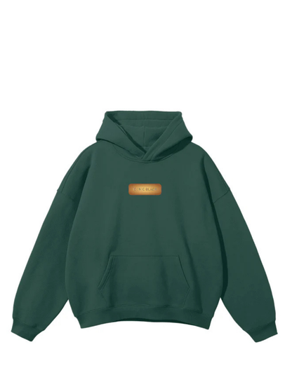 Iconic Black Firebloom Green Hoodie