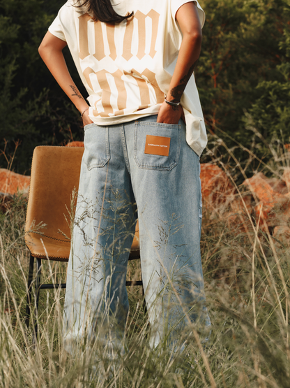 Micael Matthews Timeless Braille Blue Denim