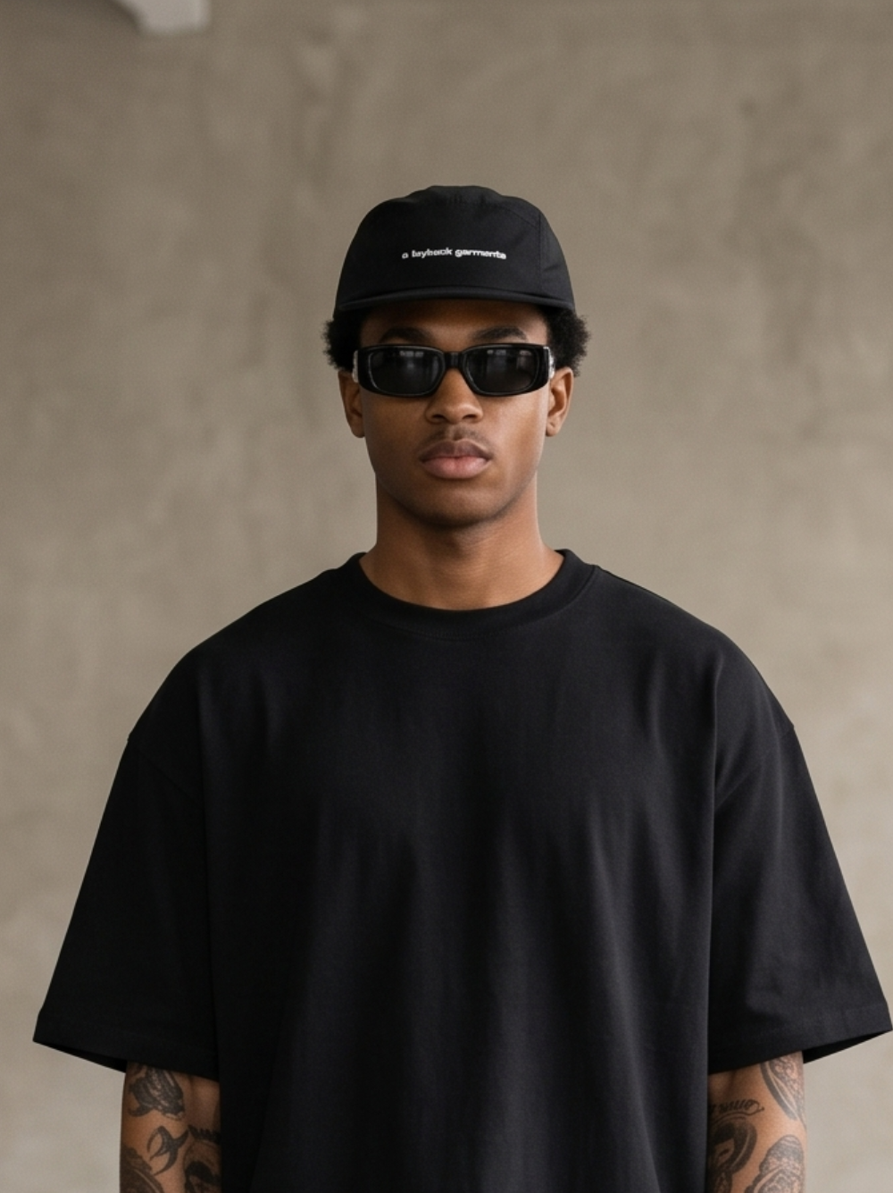 Layback Atelier Black LBG Basic 6 Panel