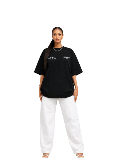 Elizabeth Dust Essential Black T-Shirt