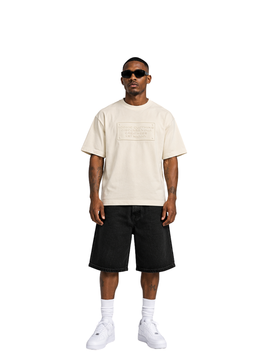 Iconic Cream Emboss Limited T-Shirt