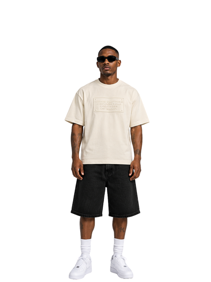Iconic Cream Emboss Limited T-Shirt