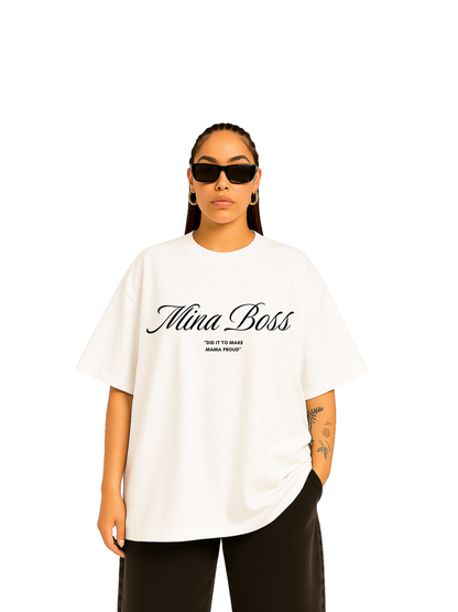 Mina Boss Essential White T-Shirt