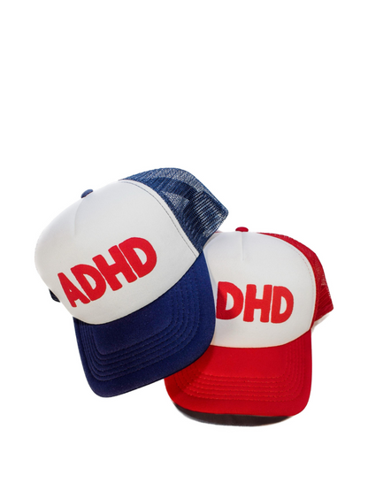 ADHD Trucker Cap Blue