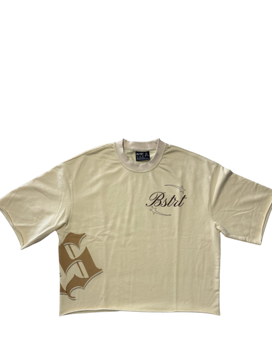 Be Street Boxy Cream T-Shirt