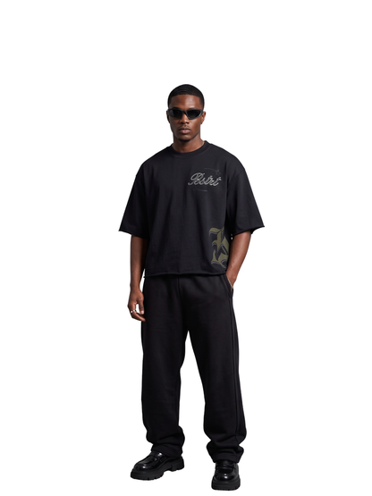 Be Street Boxy Black T-Shirt