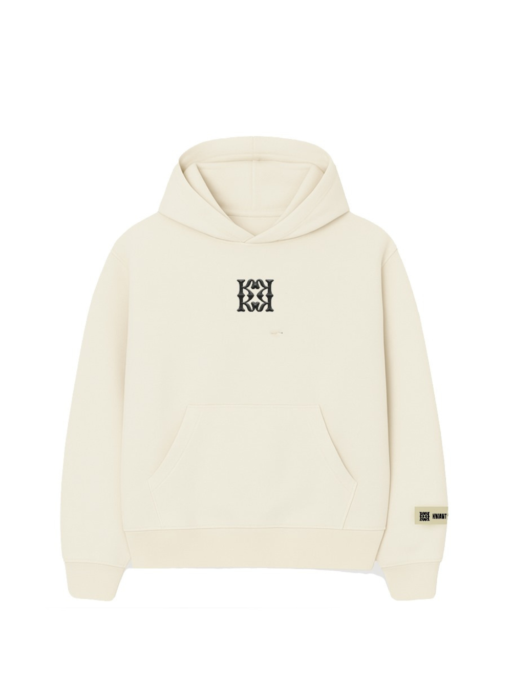 Kwantu Monogram Off-White Hoodie
