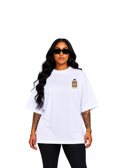 Jaiva Zaka Oversized White T-Shirt