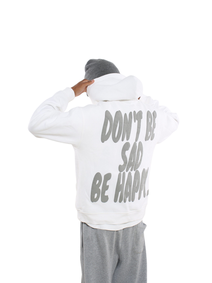Sadboysneverdie White Oversized Hoodie