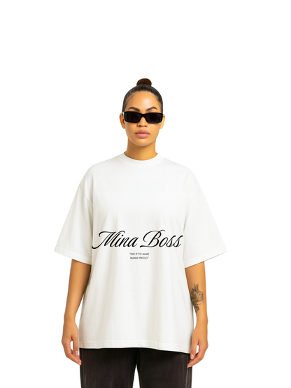 Mina Boss Essential White T-Shirt