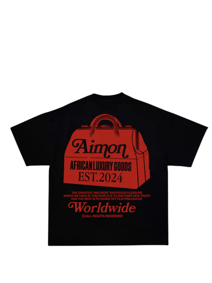 Aimon Luxury Bag Black T-Shirt