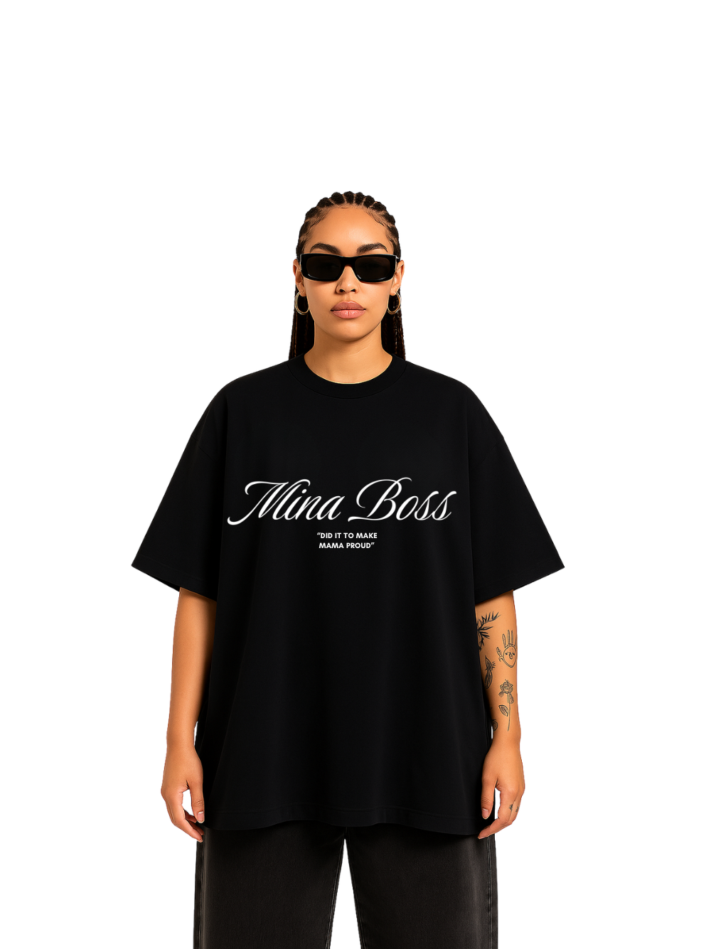 Mina Boss Essential Black T-Shirt