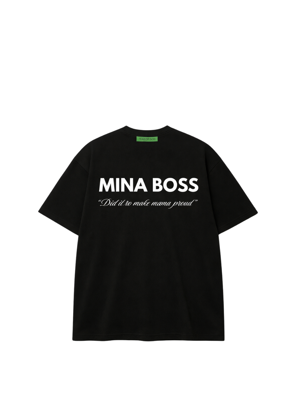 Mina Boss Proud Mama Black T-Shirt