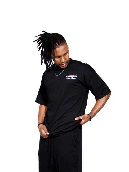Black River Essential Black T-Shirt
