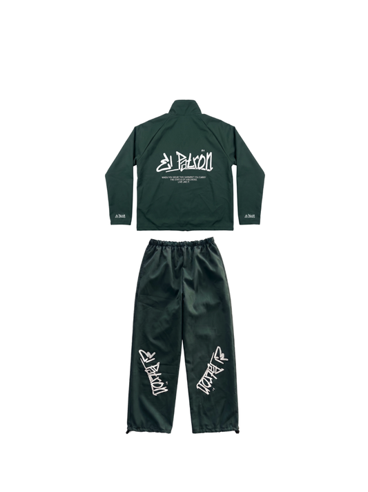El Patron 2 Piece Green Roadman Tracksuit