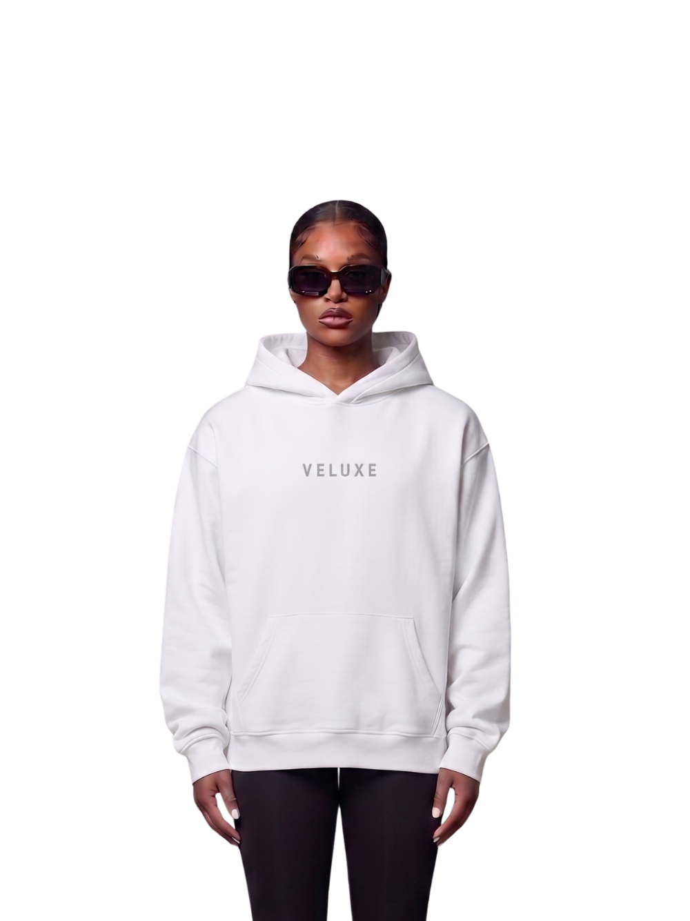 Veluxe White Hoodie