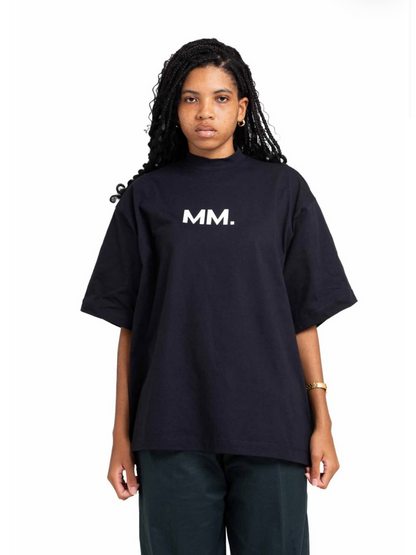 Micael Matthews Black MM Oversized T-Shirt