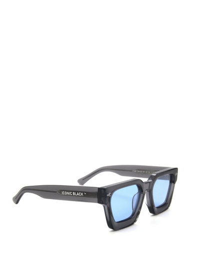 Iconic Black Blue Lenses Sunglasses