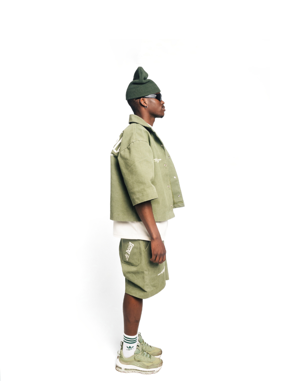 El Patron Big Boss Green Denim Set