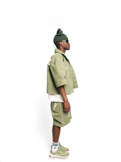 El Patron Big Boss Green Denim Set