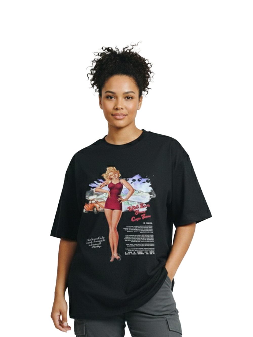 Arte Pretty Women Black T-Shirt