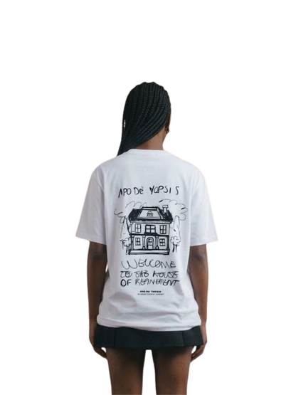 APO Dé YOPSIS The House White T-Shirt