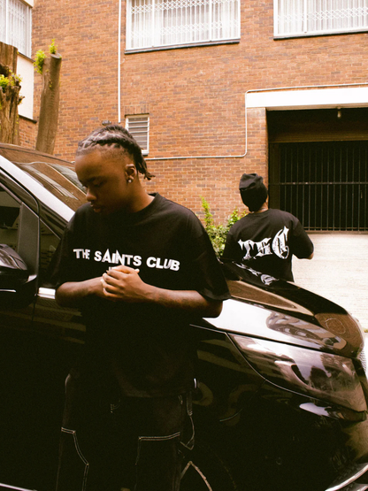 Saints Club JHB-011 Black T-Shirt