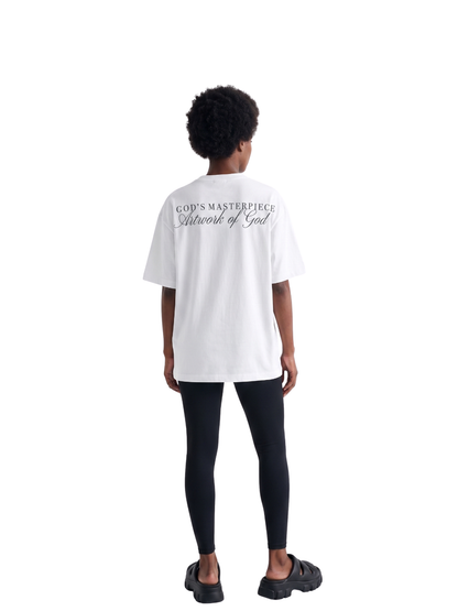 God's Masterpiece Script White T-Shirt