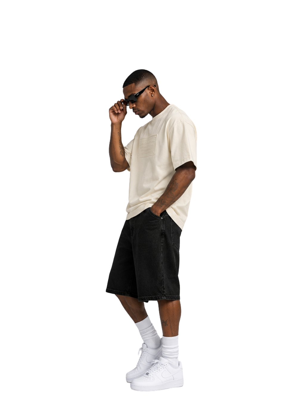 Iconic Cream Emboss Limited T-Shirt