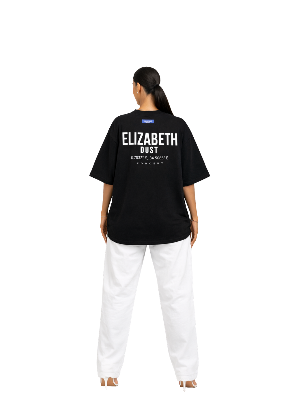 Elizabeth Dust Essential Black T-Shirt