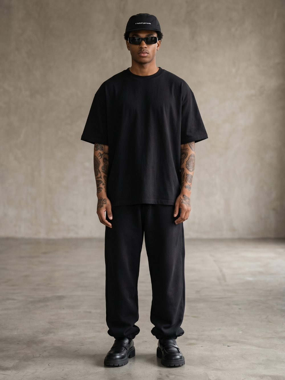 Layback Atelier Black LBG Basic 6 Panel