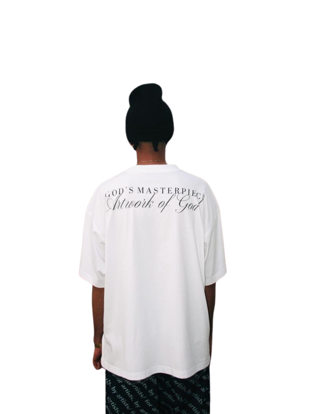 God's Masterpiece Script White T-Shirt