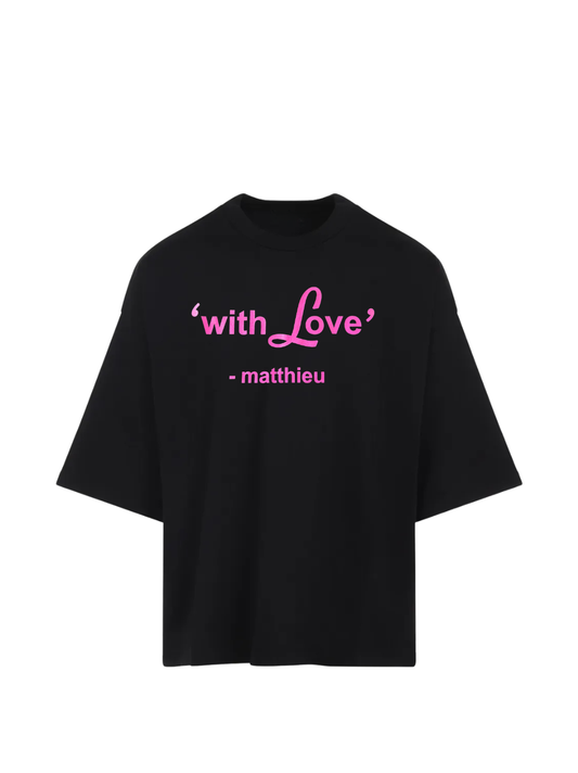 Micael Matthews With Love Black T-Shirt