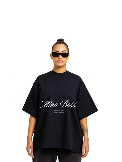 Mina Boss Essential Black T-Shirt