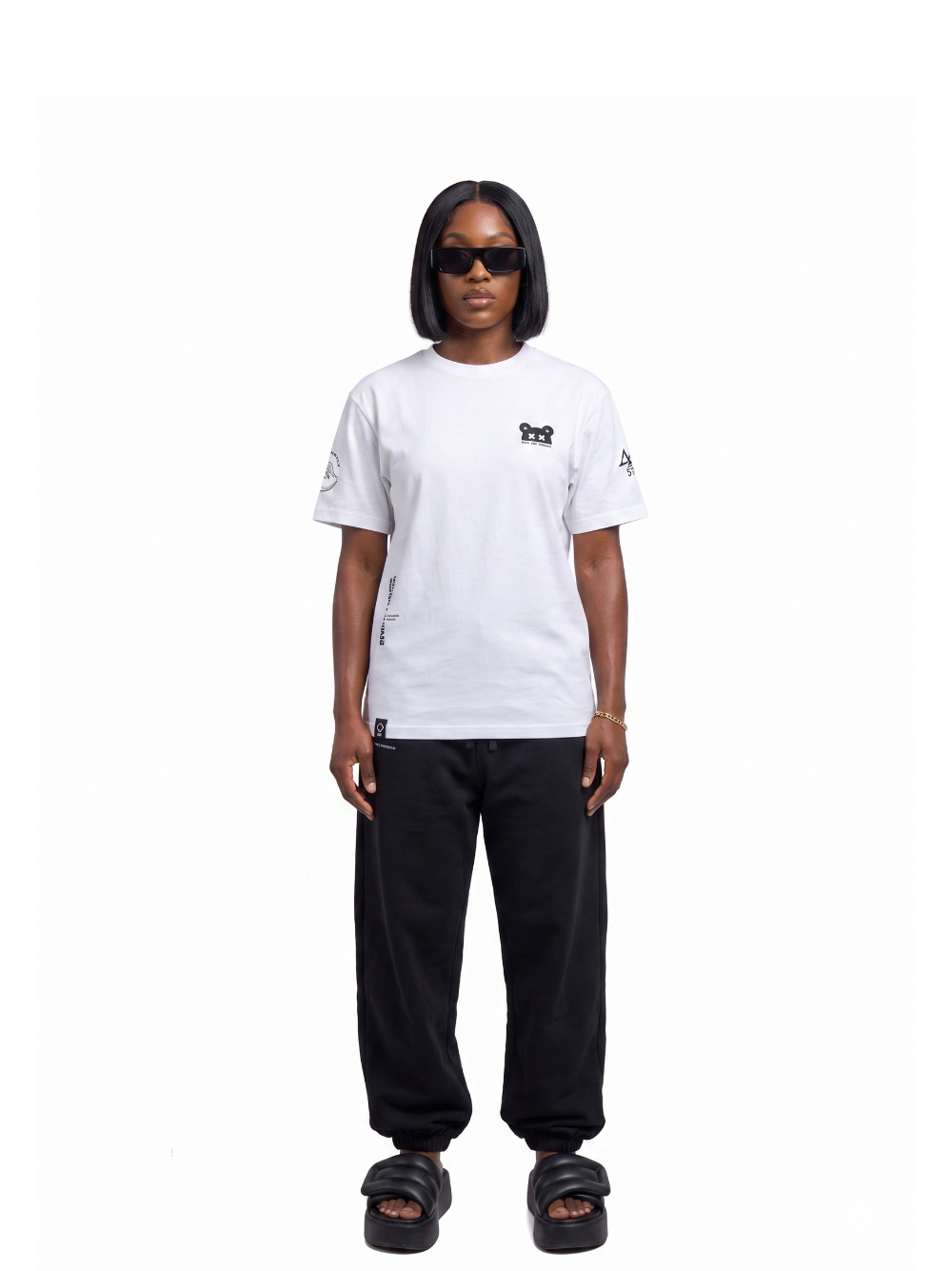 APO Dé YOPSIS Bearella White  T-Shirt