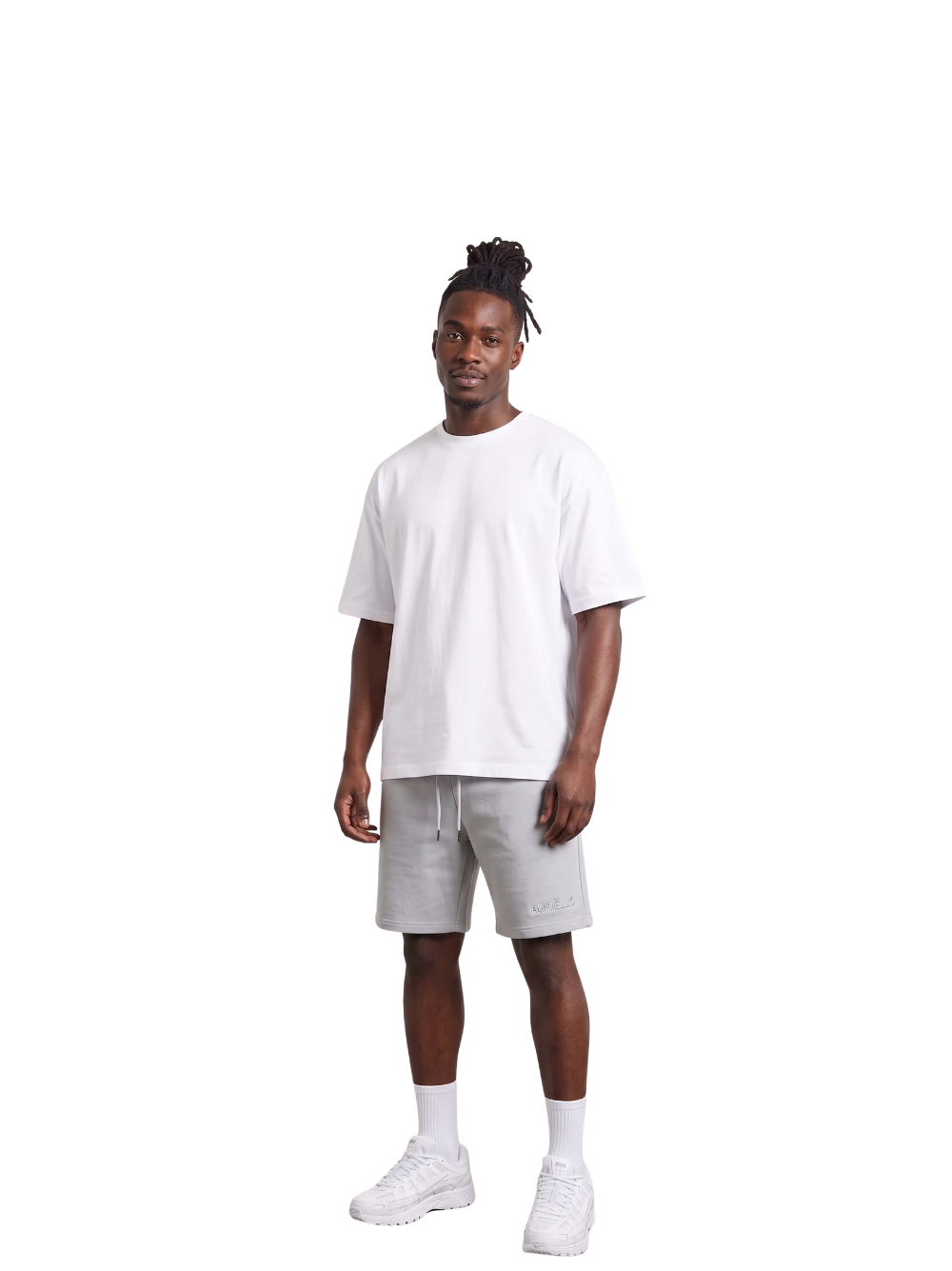 Auriello Essential Grey Shorts