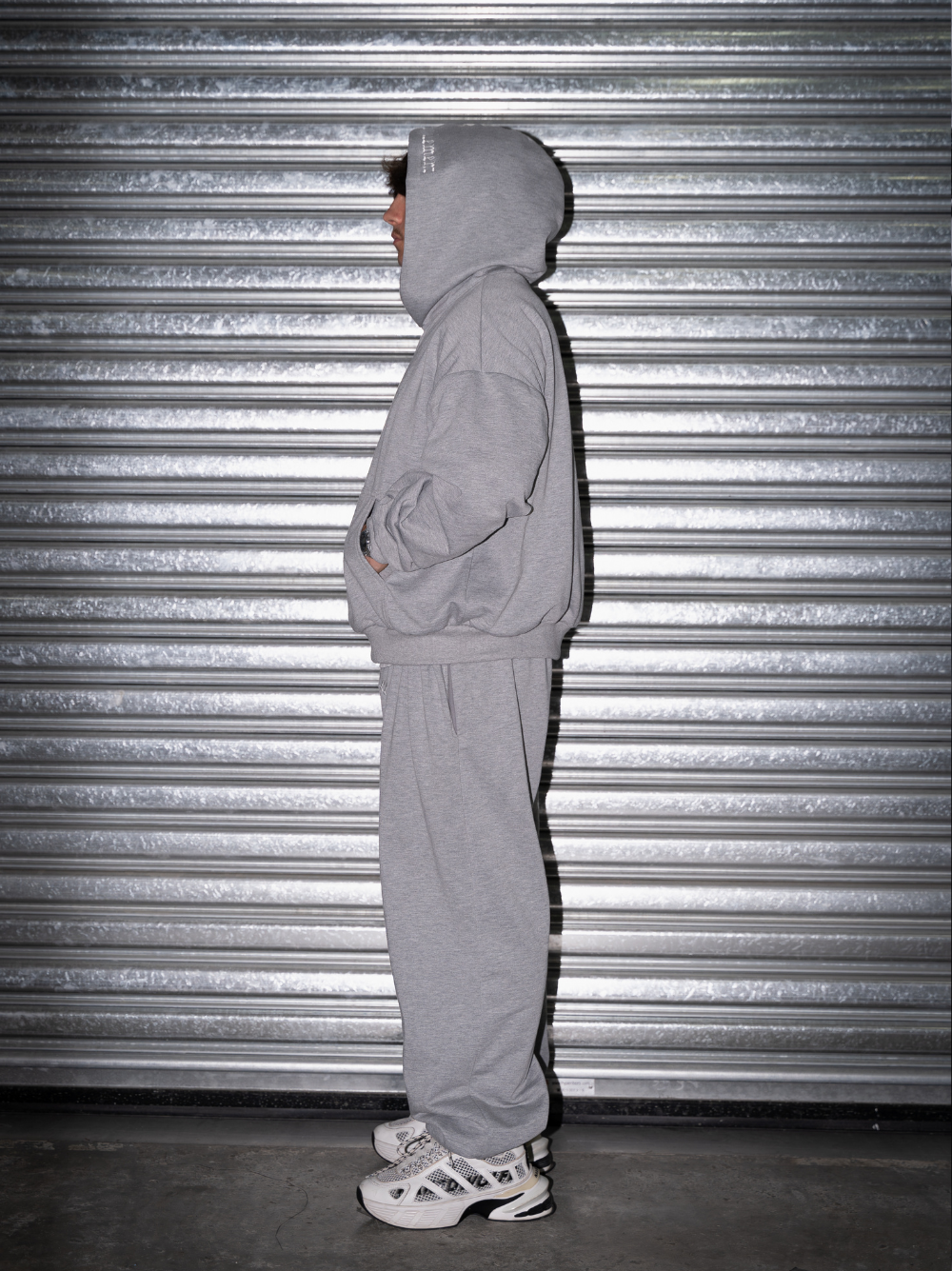 Twenty First Element Grey Oversized Hoodie