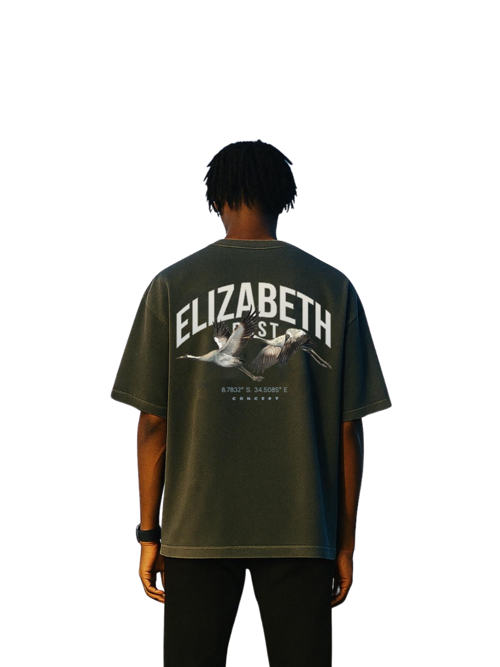 Elizabeth Dust Wings Grey T-Shirt