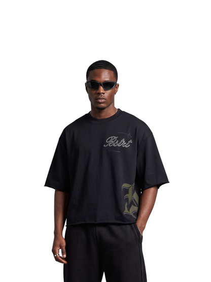 Be Street Boxy Black T-Shirt