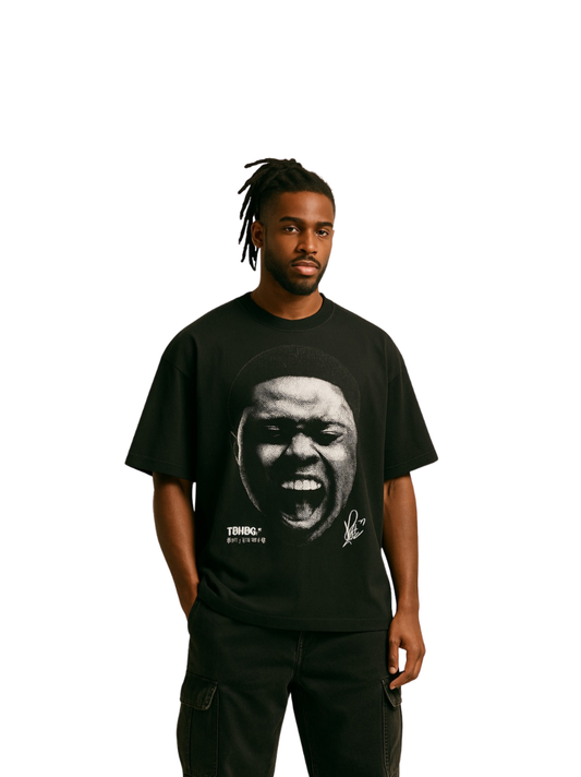 Mercha A-Reece Face Black T-Shirt