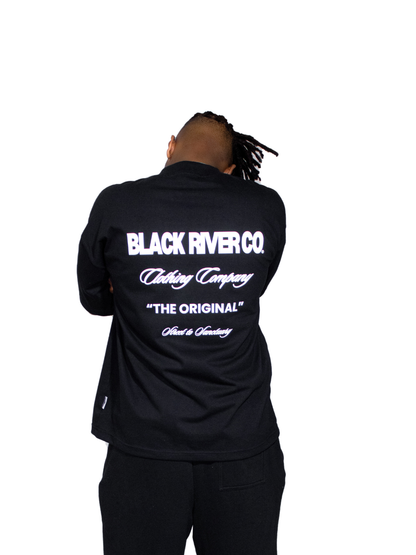 Black River Essential Black T-Shirt