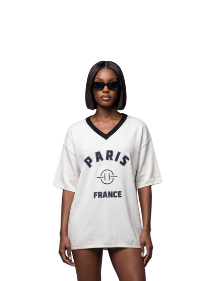 Tried and Tested Knitted White T-Shirt